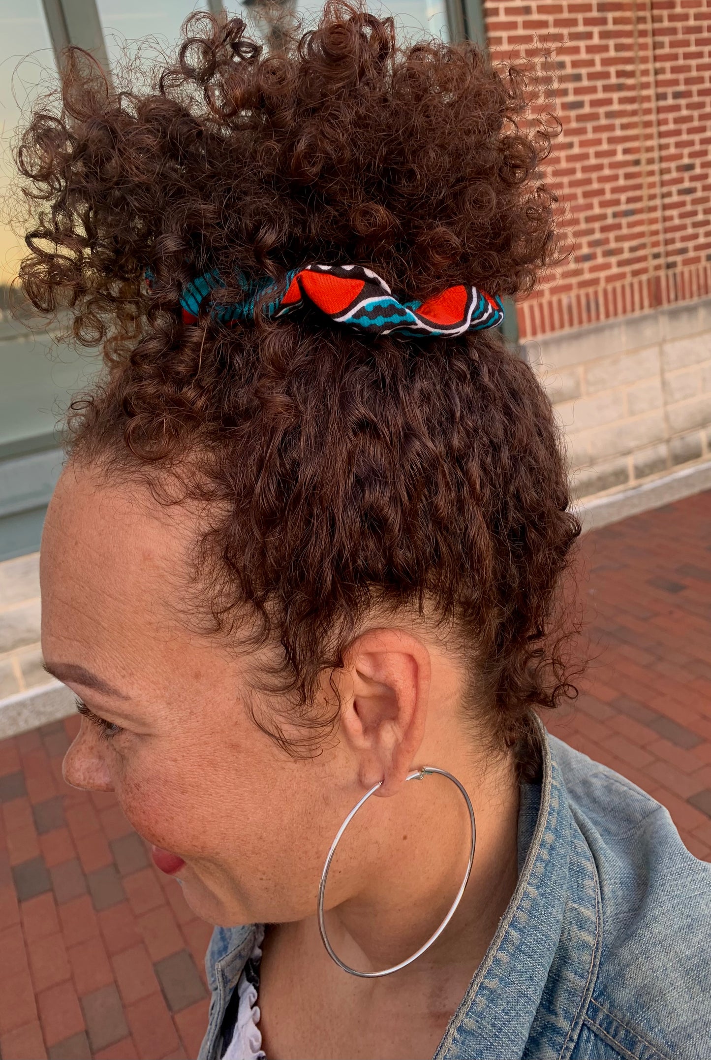 The Indigo Scrunchie